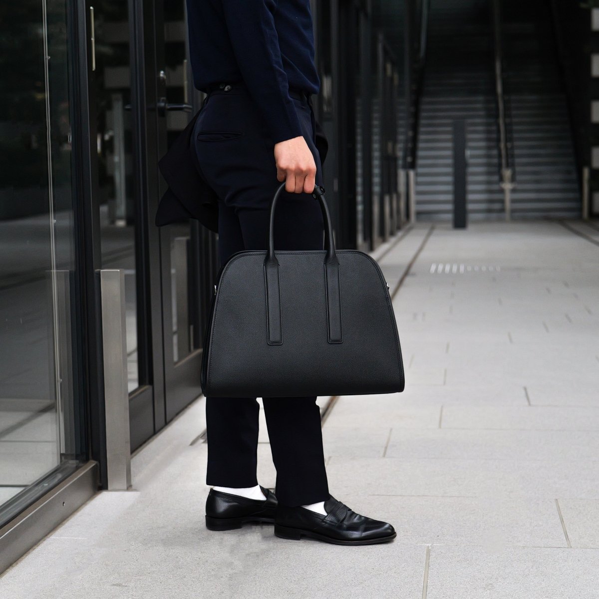 <予約注文:1月末〜順次出荷>INOSE - MIYABI TOTE (Black) - aucentic