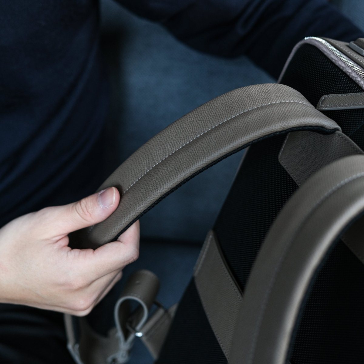 <受注生産:1月末〜順次出荷>YOSHIKAWA - SUI backpack (TAUPE) - aucentic