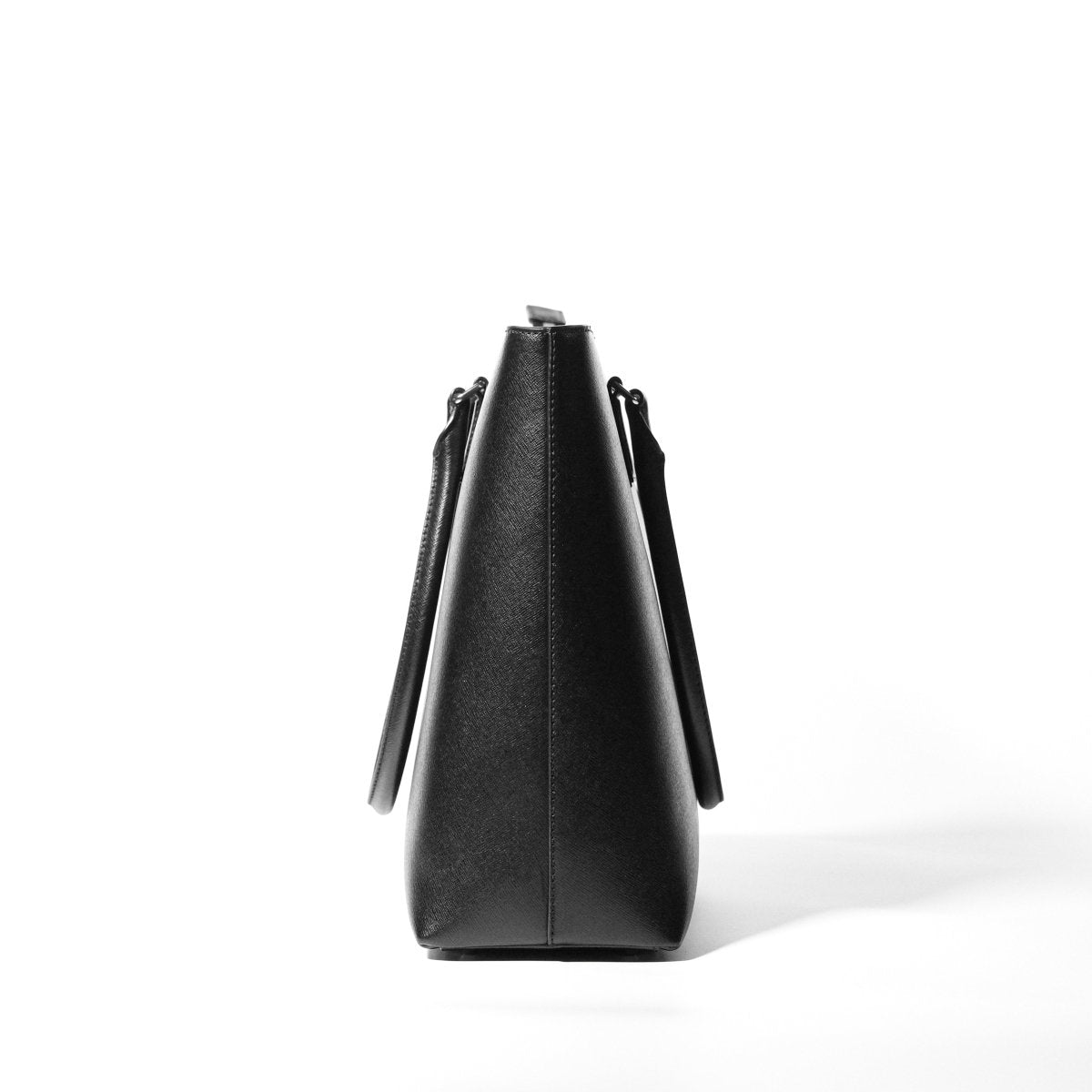 <受注生産 5月末〜 順次配送>Italian Saffiano Leather Tote (Navy) - aucentic