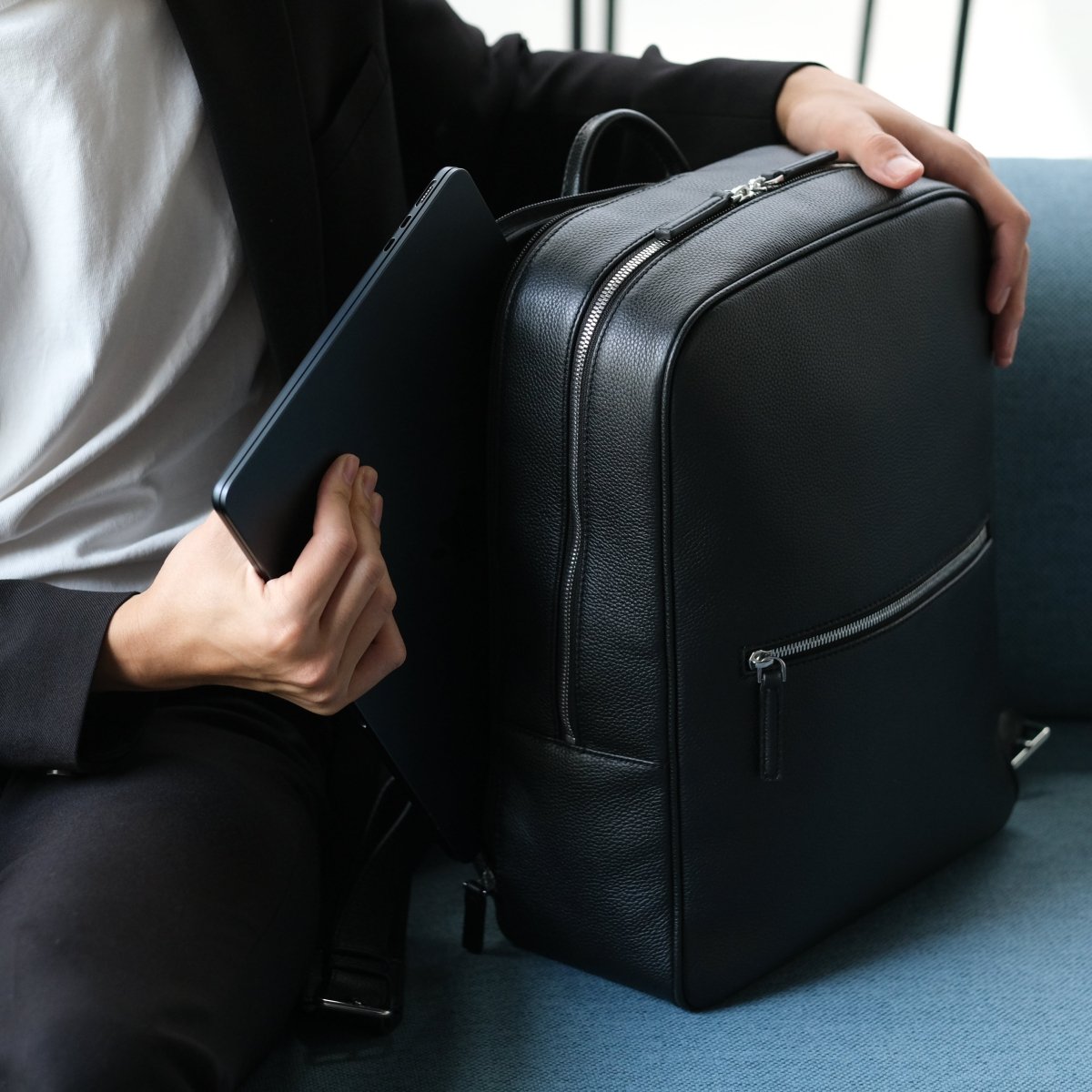 <受注生産:7月18日より順次発送予定>Full Grain Leather Backpack - aucentic