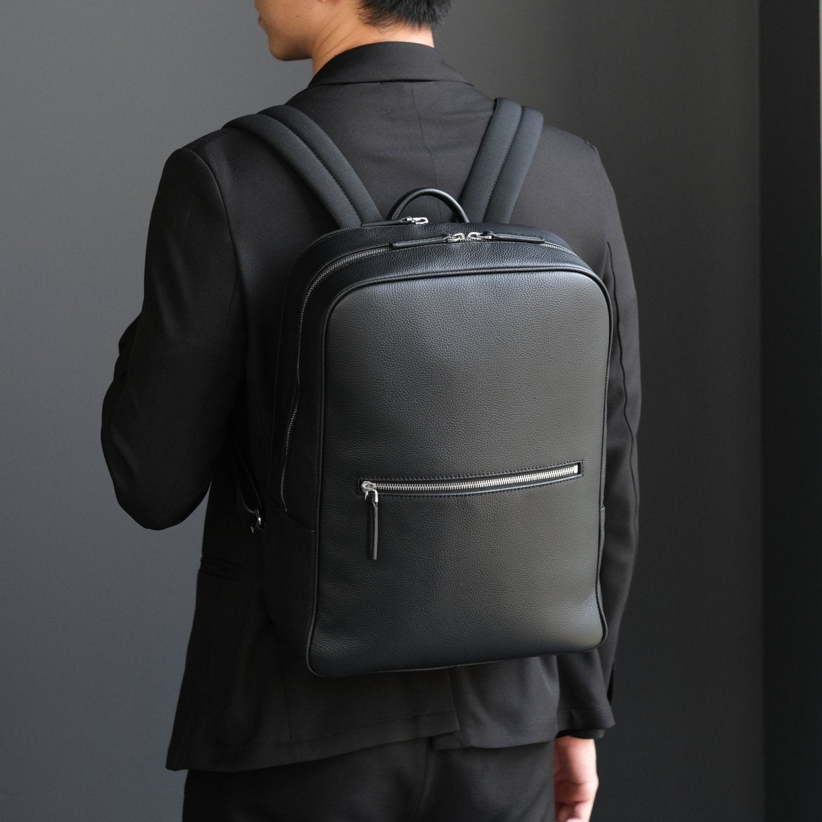 <受注生産:7月18日より順次発送予定>Full Grain Leather Backpack - aucentic