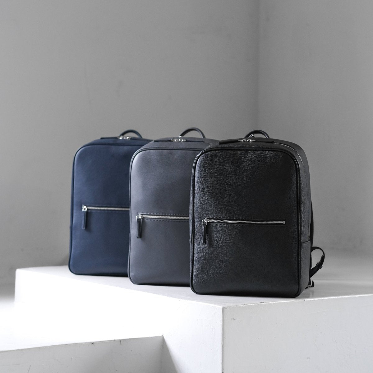 <受注生産:7月30日より順次発送予定>Full Grain Leather Backpack - aucentic