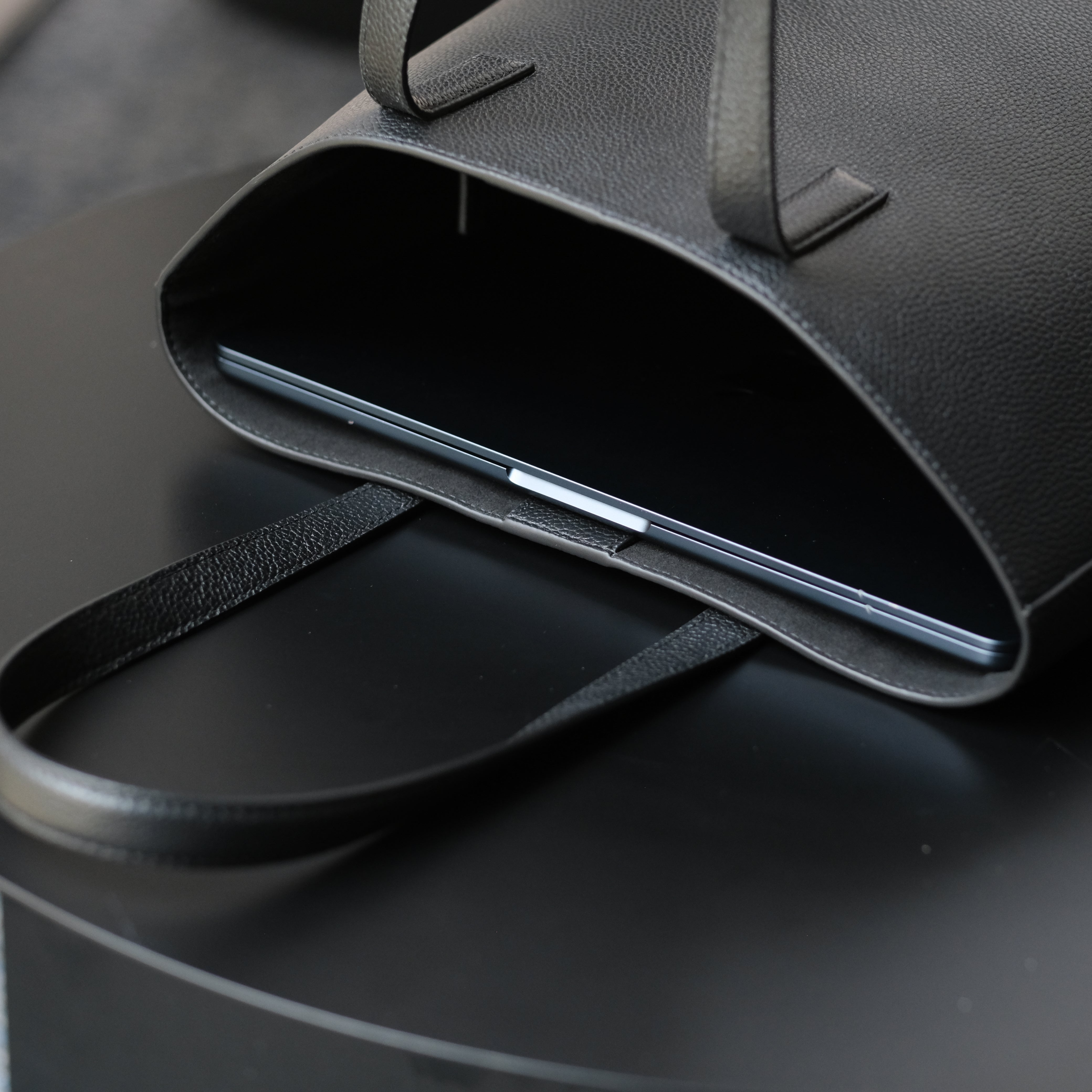 Italian Leather Casual Tote (Medium)