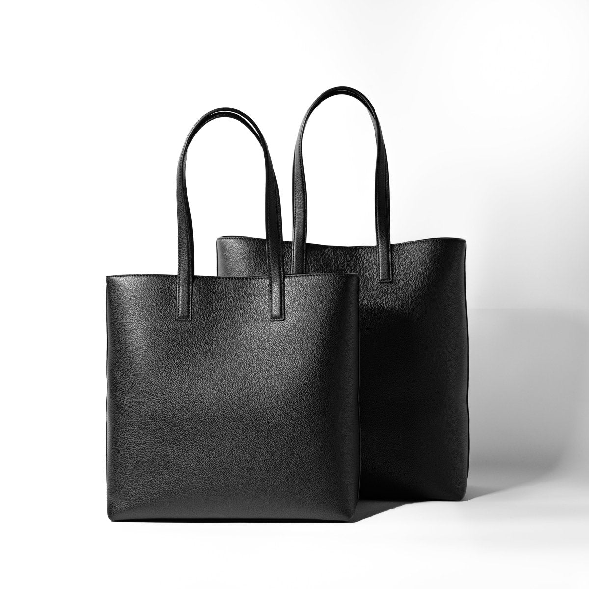 Italian Leather Casual Tote (Medium) - aucentic