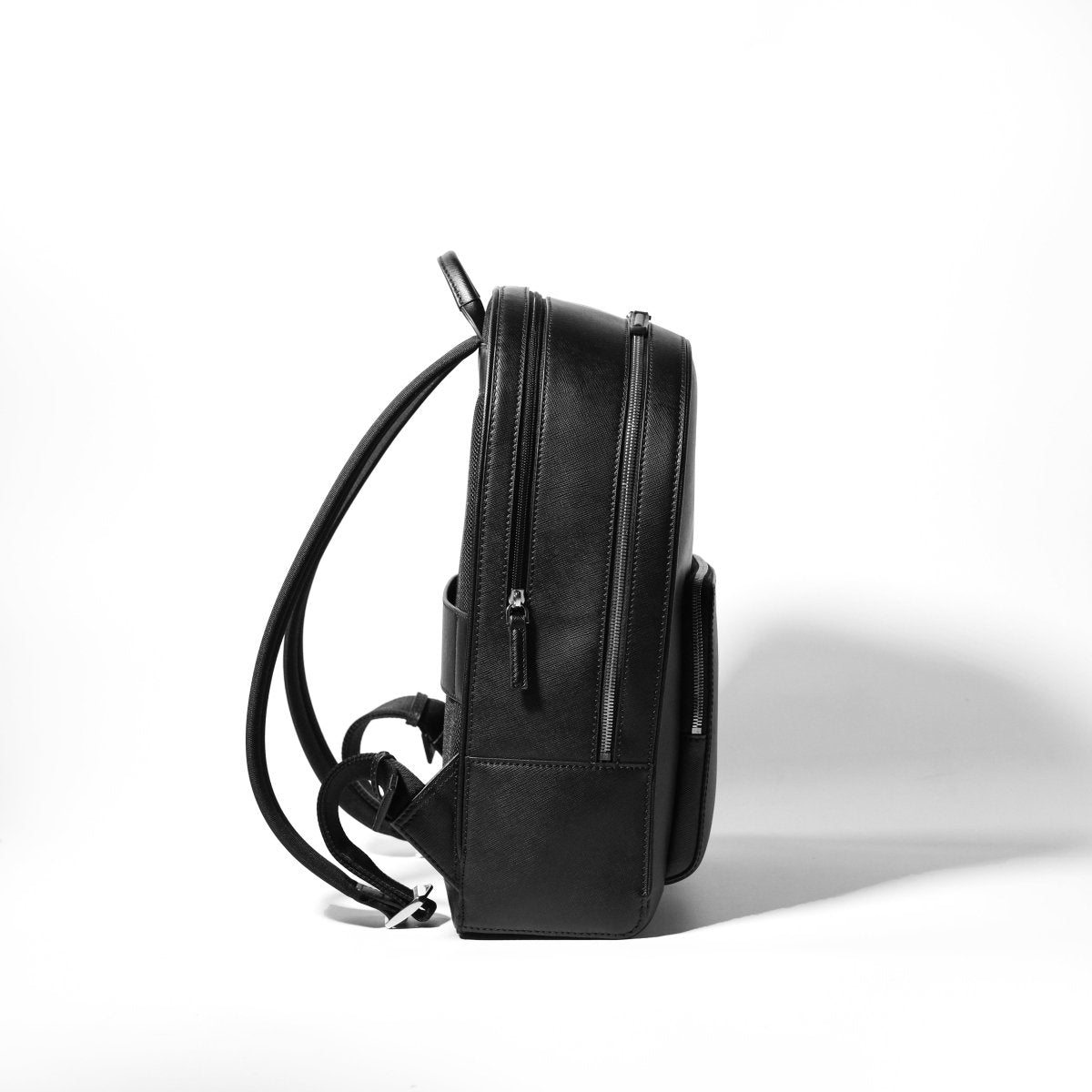 Italian Saffiano Leather Backpack - aucentic