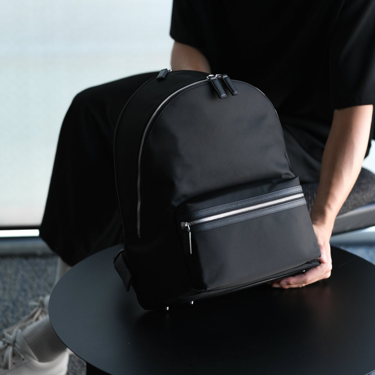 <受注生産>Nylon Round Backpack - aucentic