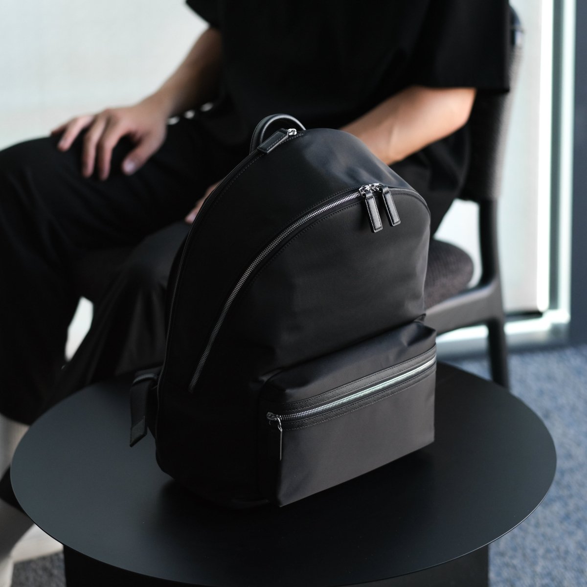 <受注生産>Nylon Round Backpack - aucentic