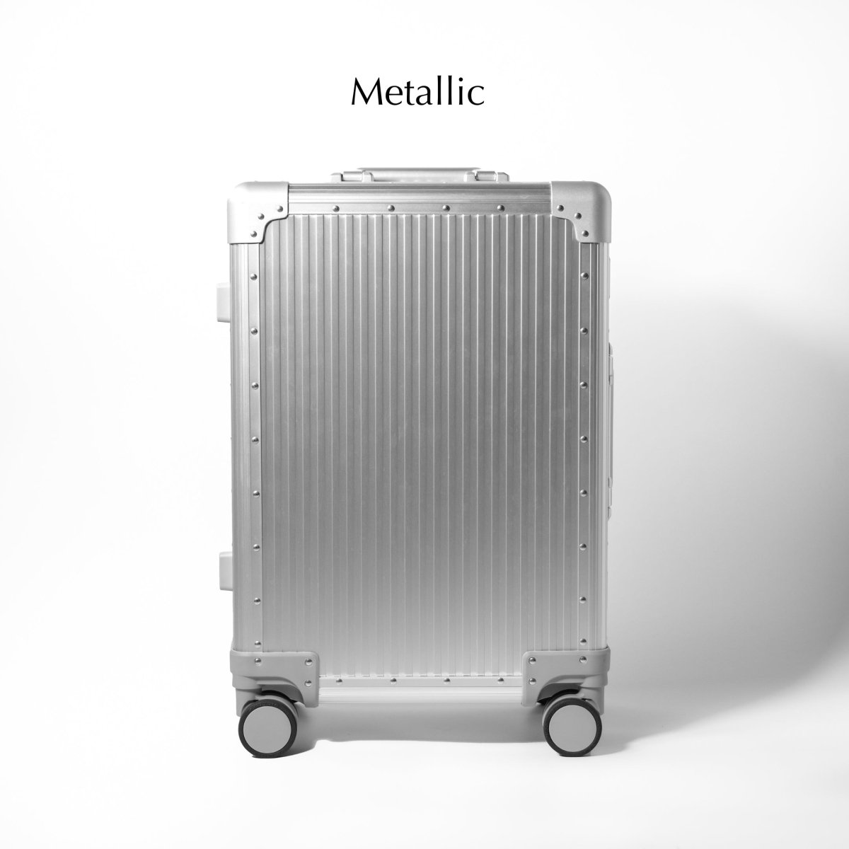 <受注生産>Stripe Aluminum Suitcase(Metallic) Op.13 - aucentic