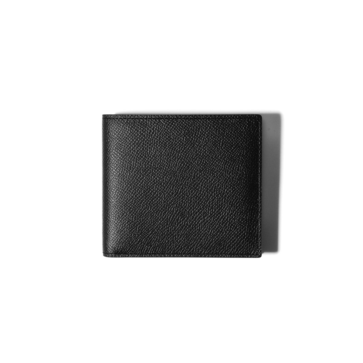 aucentic オーセンティック 二つ折り財布 ワープロラックス　本革ブラック Waprolux-Essential Wallet