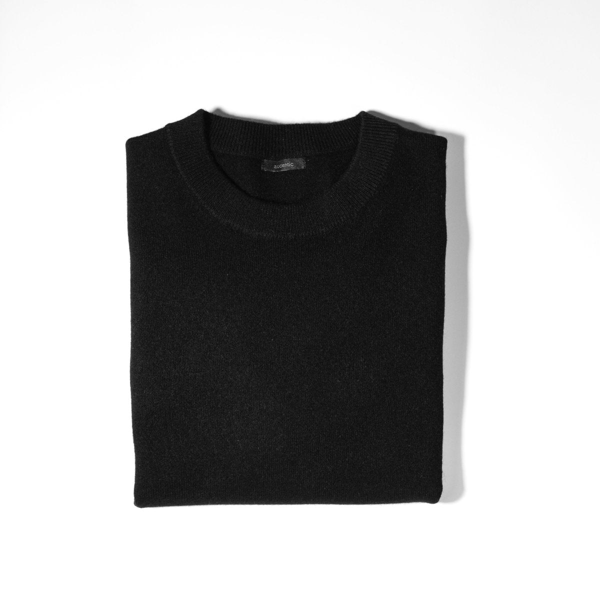 Mongolian Cashmere Crewneck Sweater - aucentic