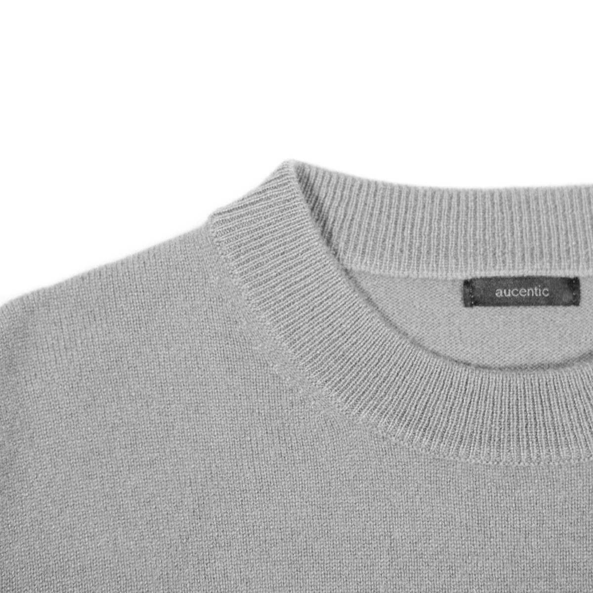 Mongolian Cashmere Crewneck Sweater - aucentic