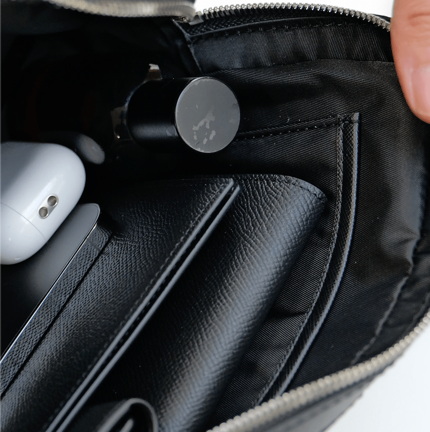 <受注生産：7月28日より順次発送予定>ITALIAN SAFFIANO LEATHER CROSSBODY BAG - aucentic