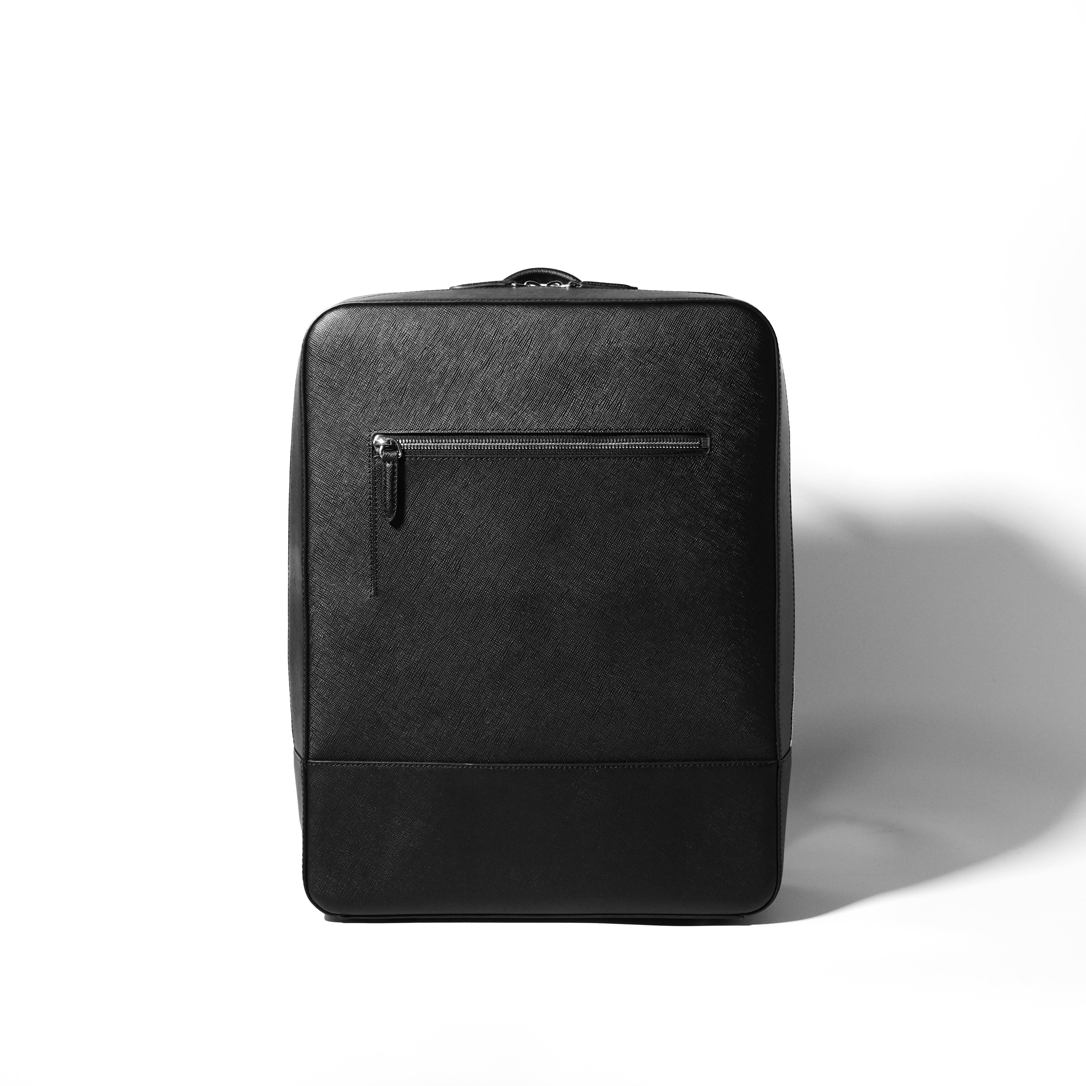 [Coming Soon]  Italian Saffiano Leather Square Backpack