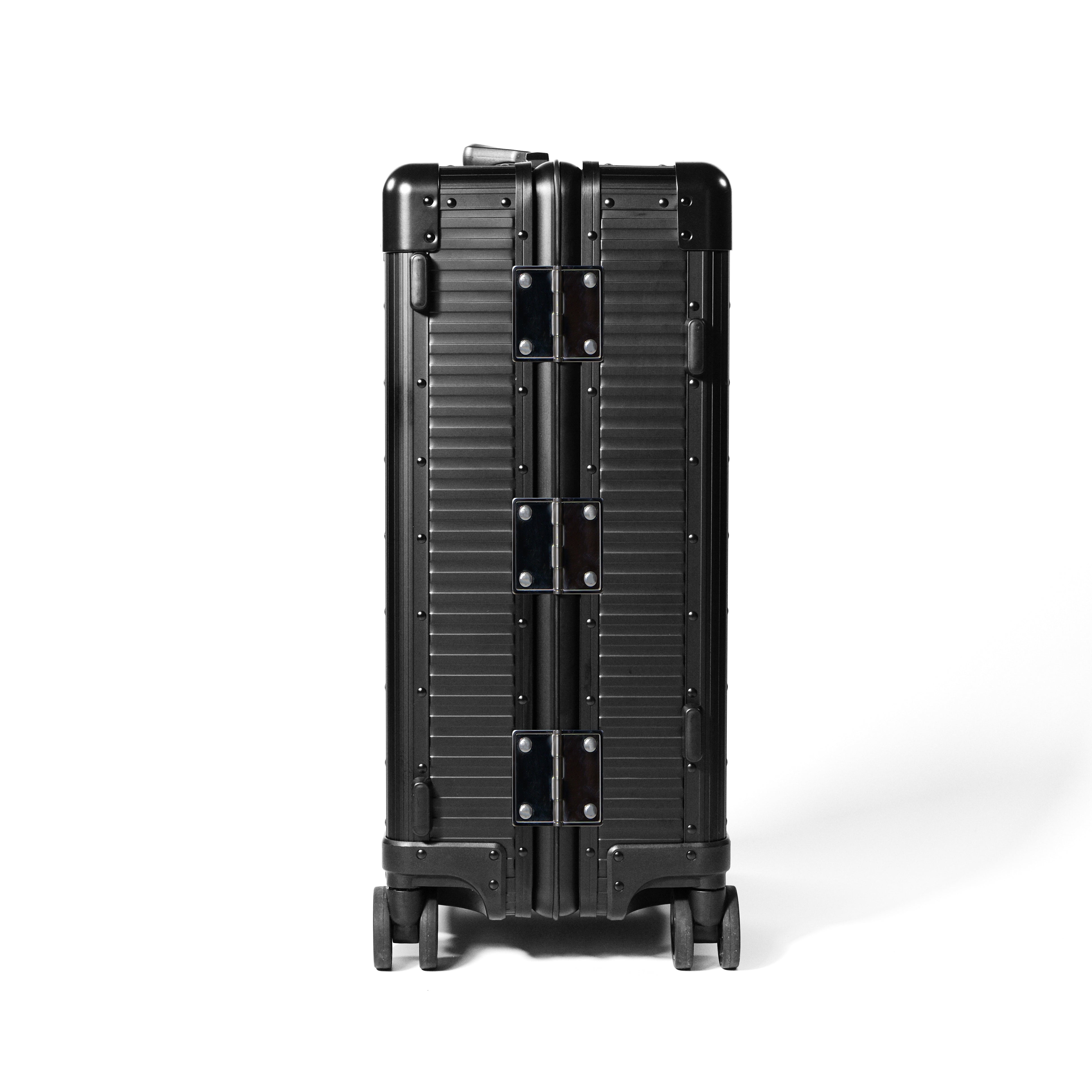 <受注生産>Stripe Aluminum Suitcase(Black)