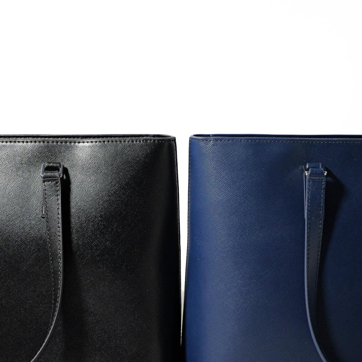 <tc>Italian Saffiano Leather Tote (Black)</tc>