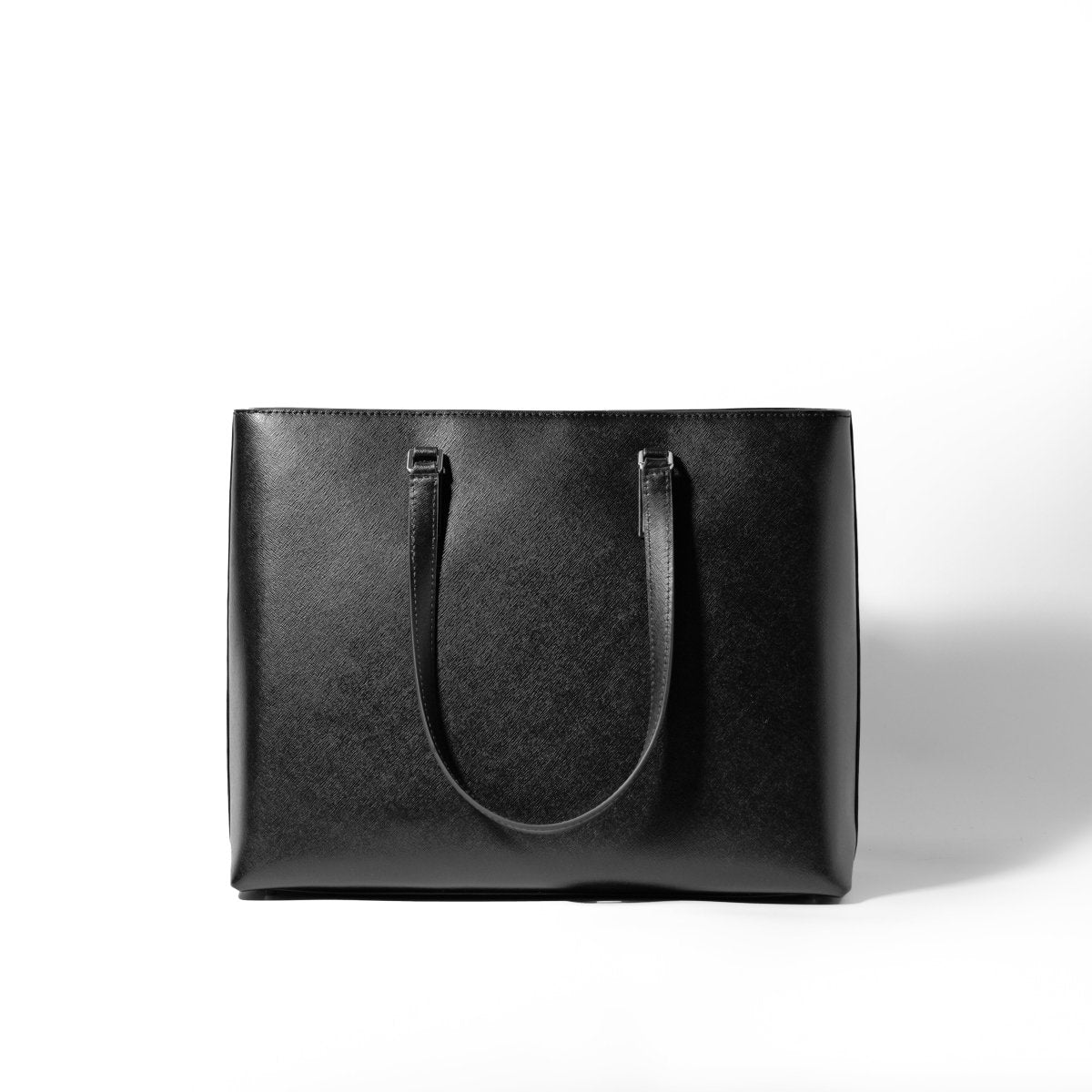 [Coming Soon]Saffiano Leather Daily Tote（Navy） - aucentic