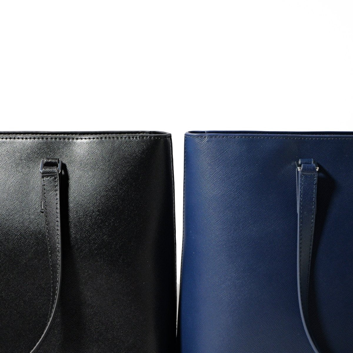 [Coming Soon]Saffiano Leather Daily Tote（Navy） - aucentic