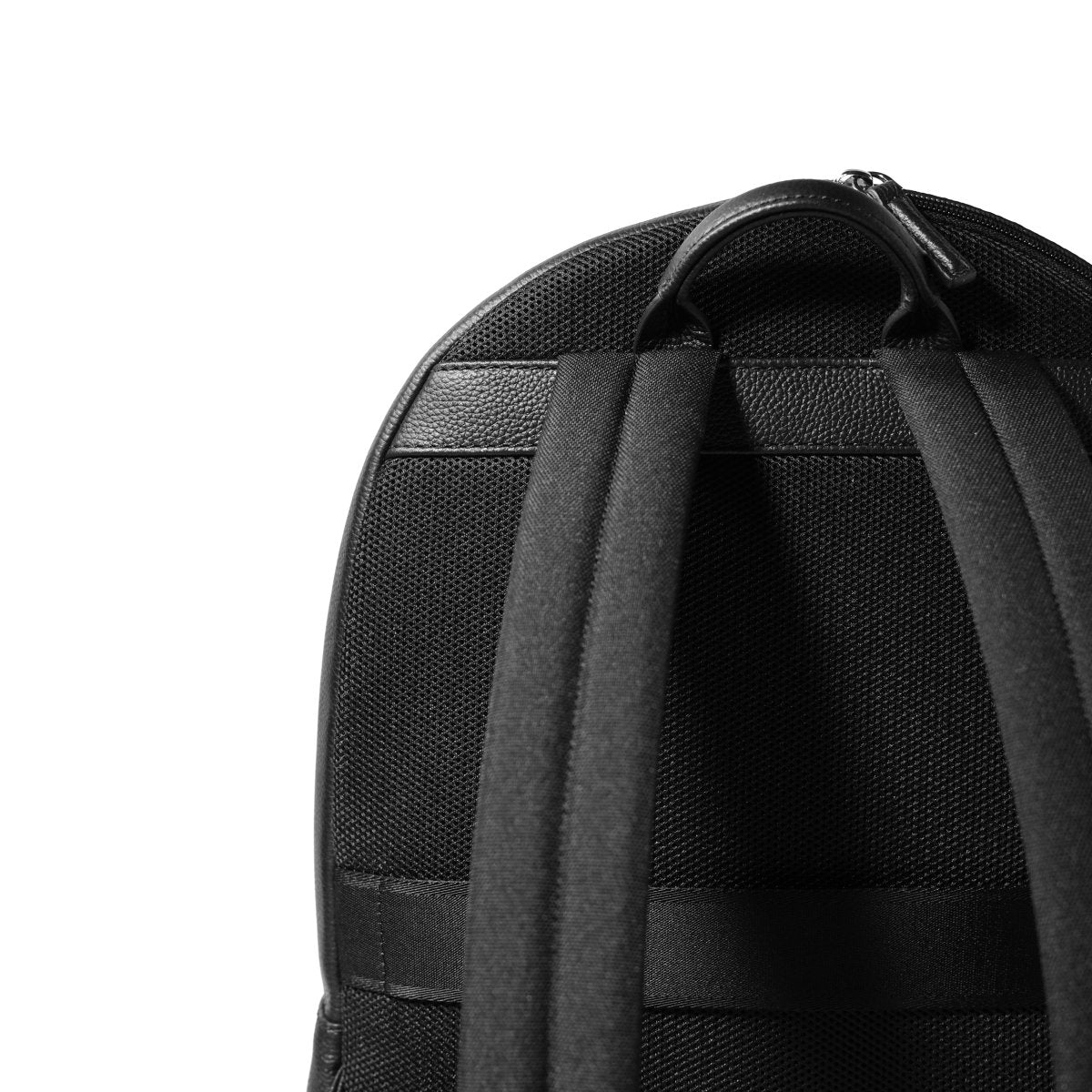 Full Grain Leather Round Backpack - aucentic
