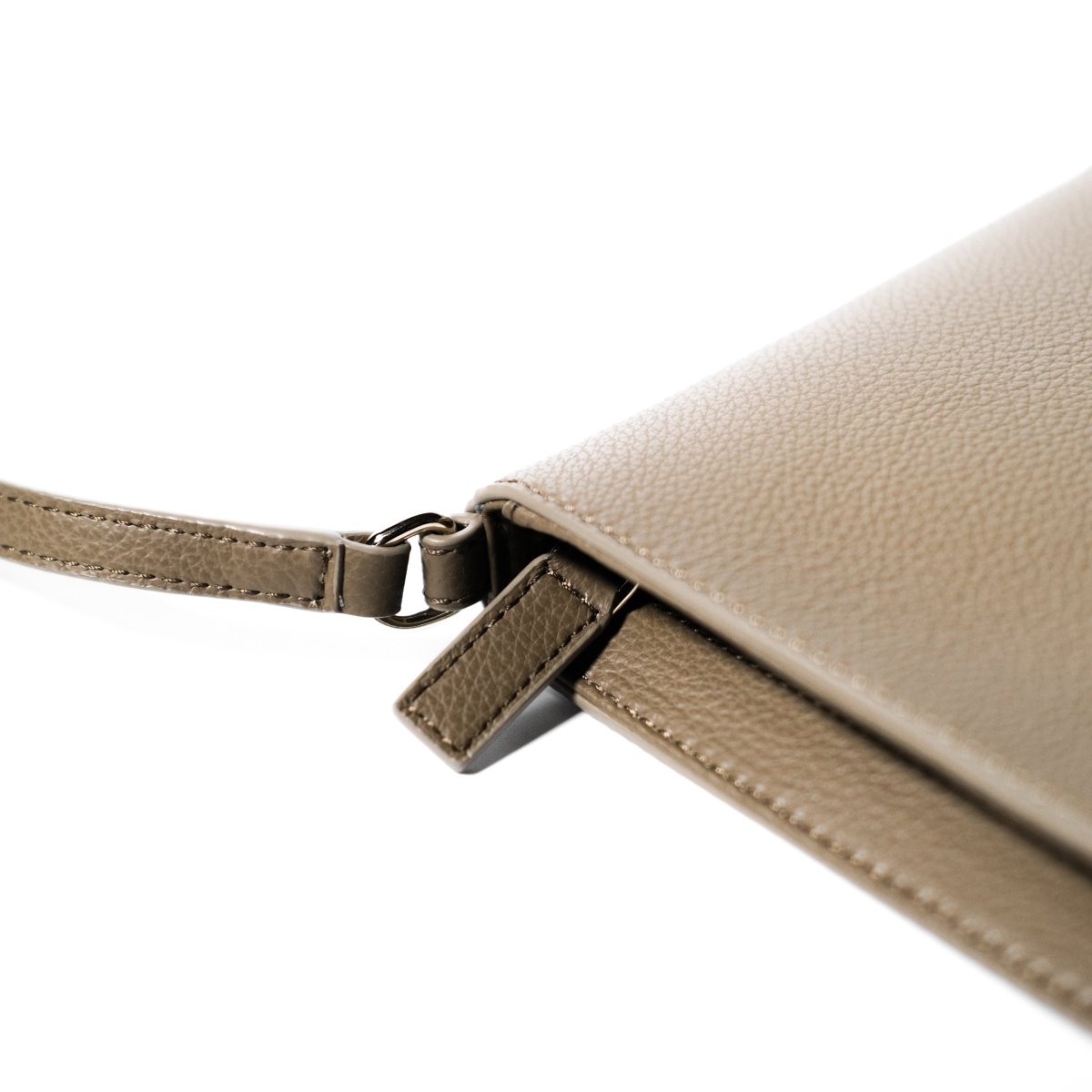 Italian Leather Sacoche (Beige) - aucentic