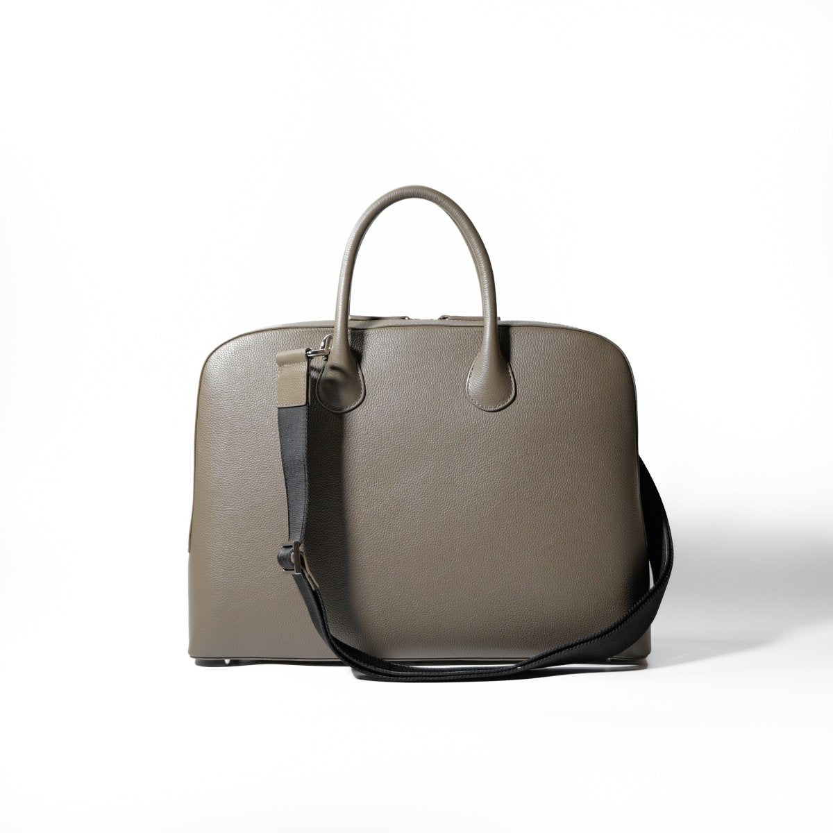 Italian Leather Smart Casual Brief (베이지) - aucentic