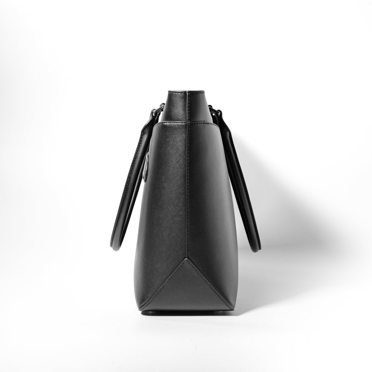 <受注生産>Italian Saffiano Vessel Tote (Black) - aucentic