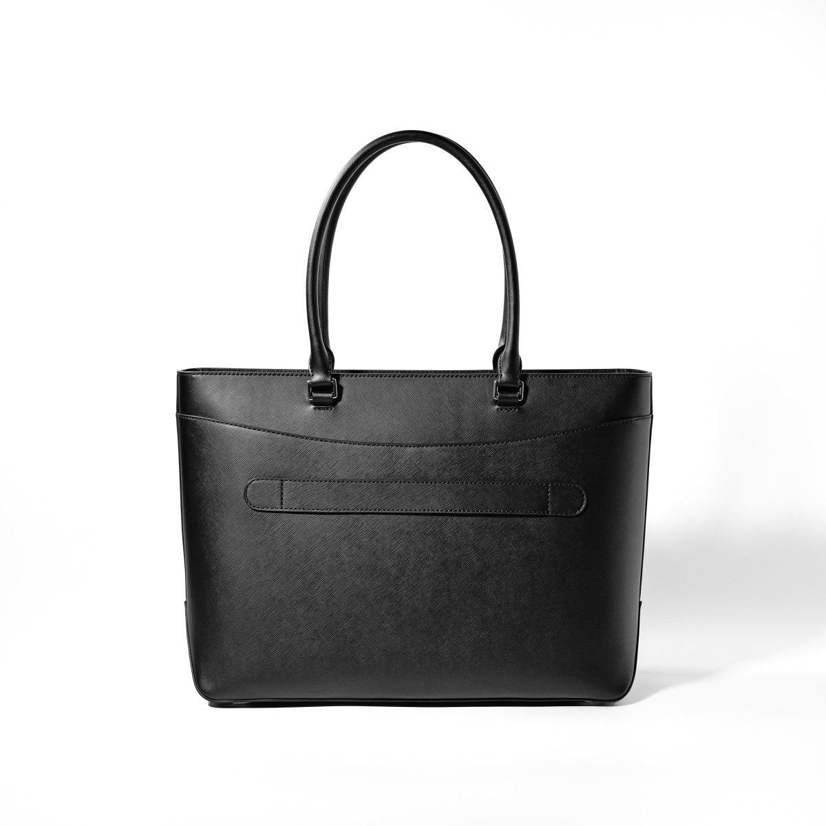 <受注生産>Italian Saffiano Vessel Tote (Black) - aucentic