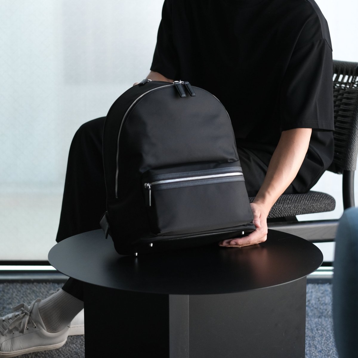 <受注生産>Nylon Round Backpack - aucentic