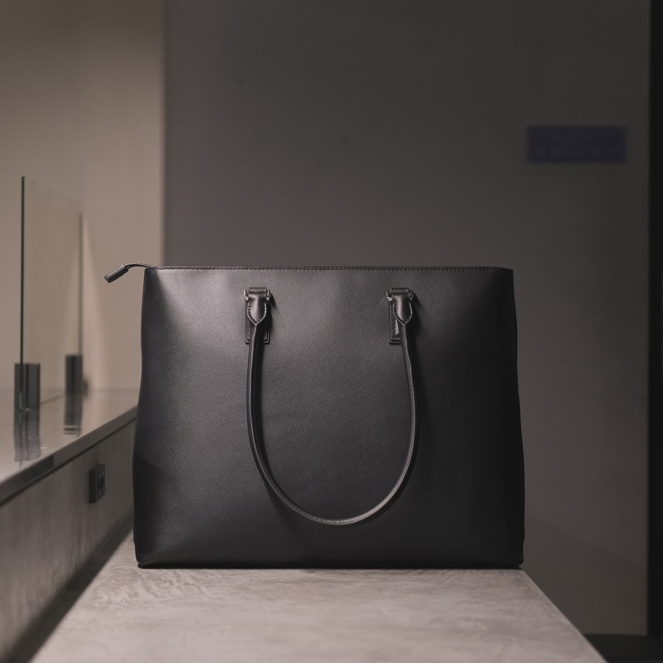 STONE  タグ付き トートバッグ イタリア製 豊田貿易 レア イタリアンレザートート｜aucentic(オーセンティック)