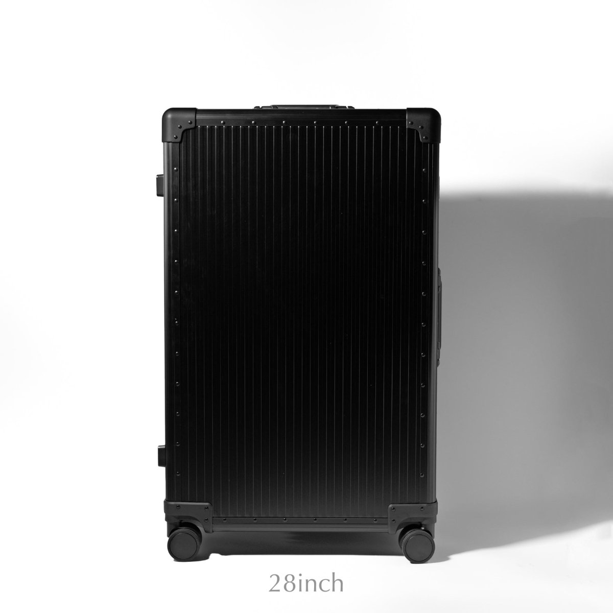 Stripe Aluminum Suitcase(Black) Op.13 - aucentic