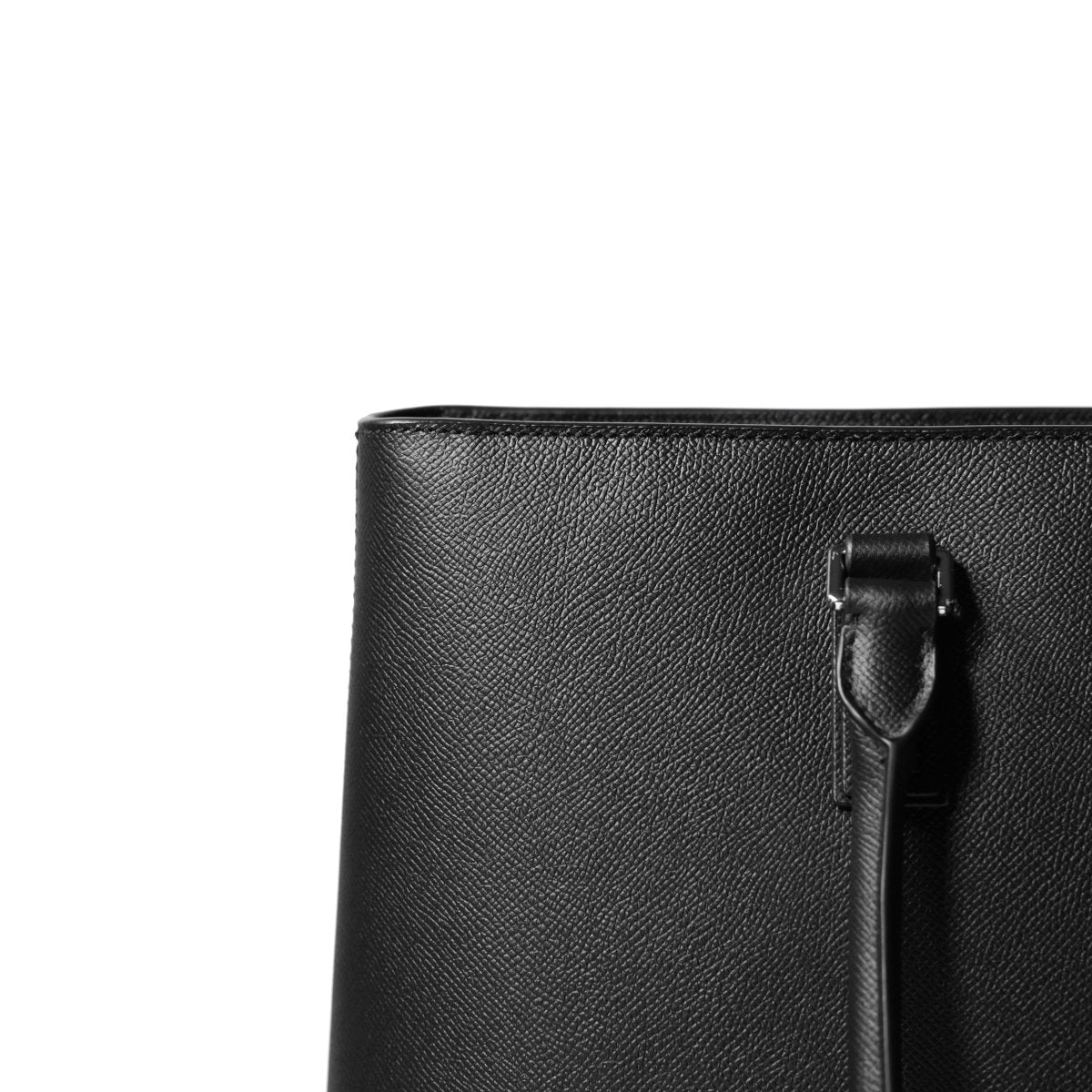 Waprolux Leather Tote (Black) - aucentic