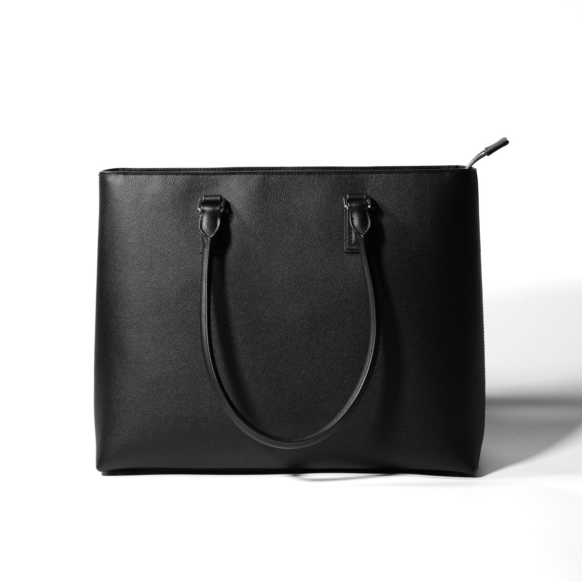 Waprolux Leather Tote (Black) - aucentic