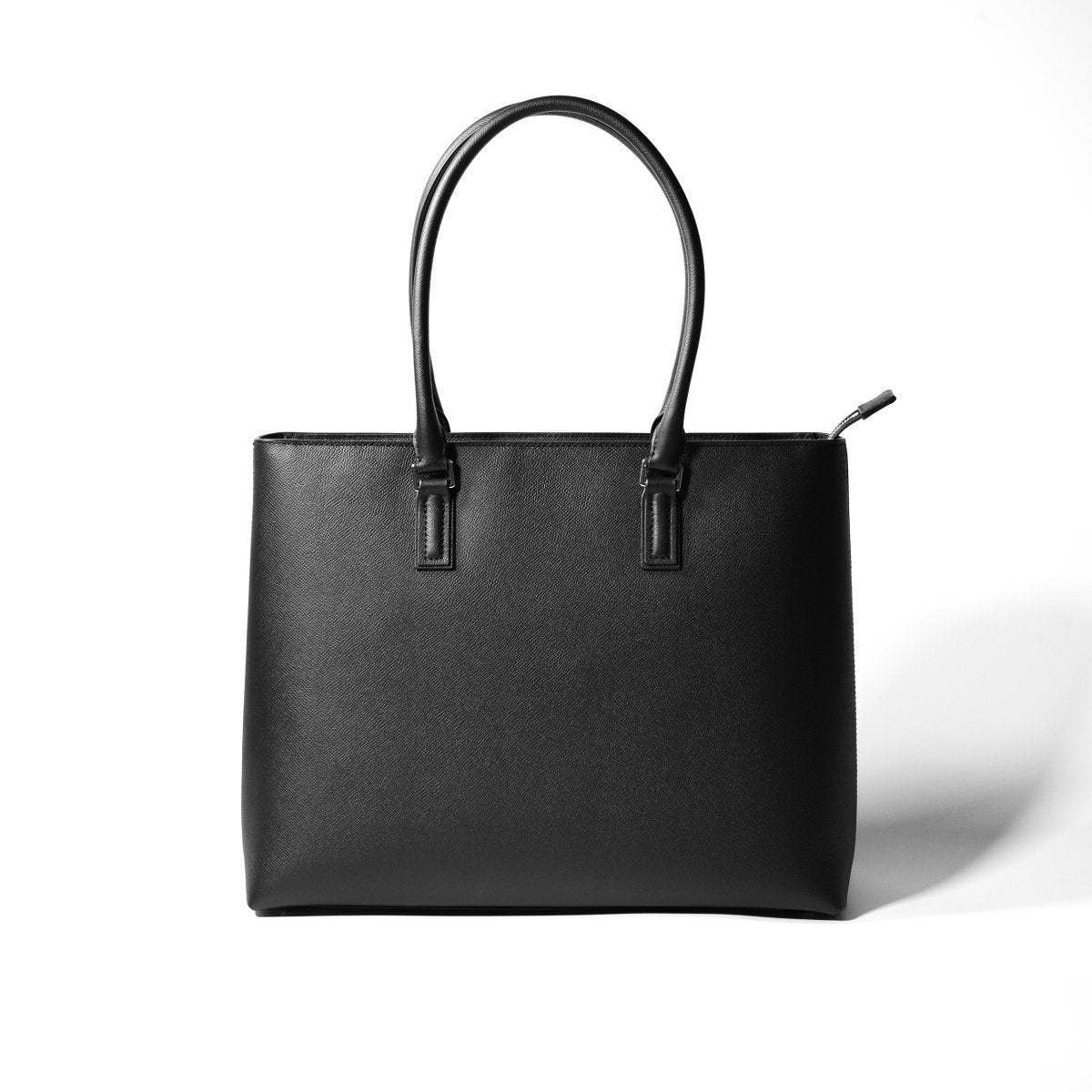 Waprolux Leather Tote (Black) - aucentic