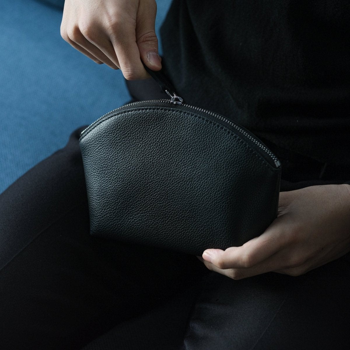 <NEW>Italian Leather Pouch - aucentic